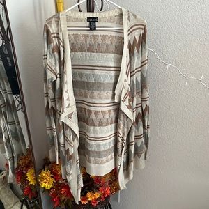 Tribal Print Cardigan